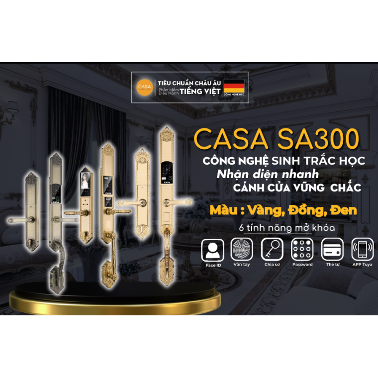 Khóa thông minh - Công Ty TNHH 1 TV NK TMDV Thiết Bị Thông Minh CASA